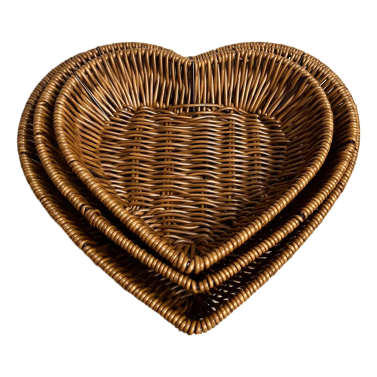 Heart-Shaped Woven Basket - image 8