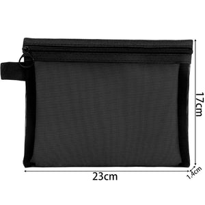 Mesh Zipper Toiletry Pouch - thumbnail 9