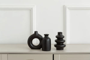 Bohemian Ceramic Vase Set of 3 - thumbnail 6