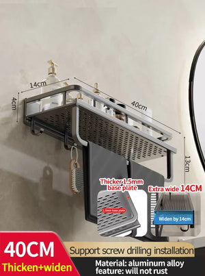 Space Aluminum Bathroom Shelf - thumbnail 8