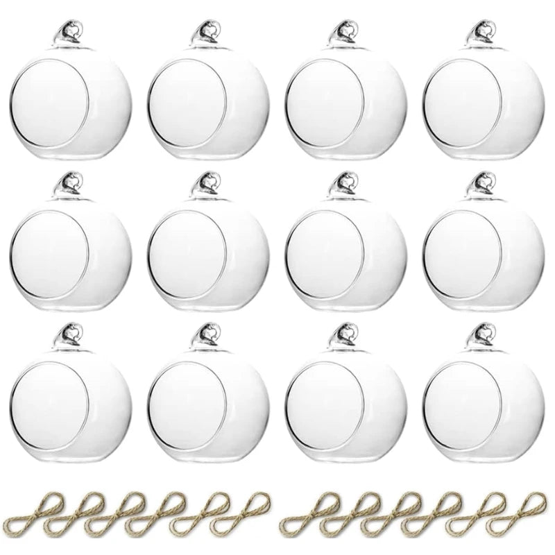 Hanging Glass Tealight Globe Set - image 10