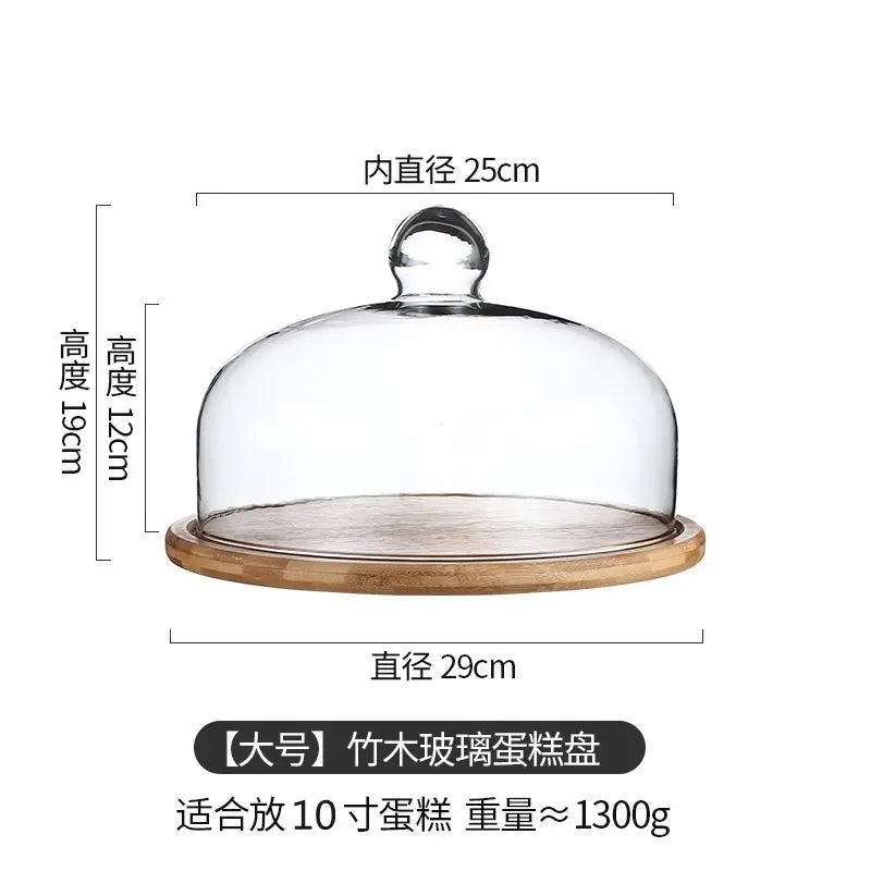 Cake Stand with Glass Dome Cover - image 8