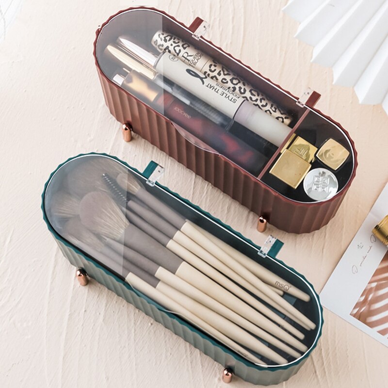 Dustproof cosmetic cotton storage box with cover Cotton swab makeup remover cotton