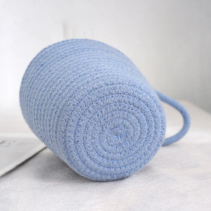 Hanging Cotton Rope Storage Basket - thumbnail 3