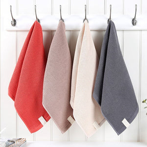 Premium 100% Cotton Hand Towels: Stylish Plaid Design for Luxurious Face Care