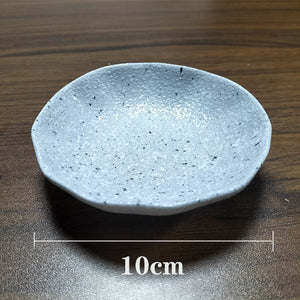 Nordic Granite Texture Ceramic Plate: Dinner Plates, Dessert Dish, Soup Bowls